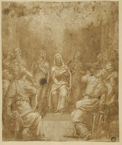 Studio per la Pentecoste da Simone Peterzano