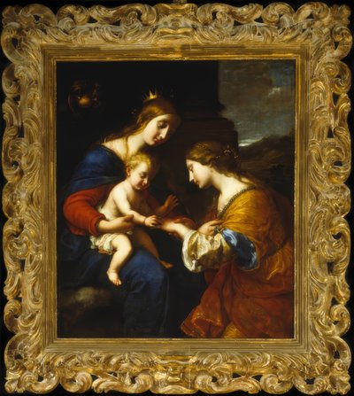 Il matrimonio mistico di Santa Caterina da Simone Pignoni