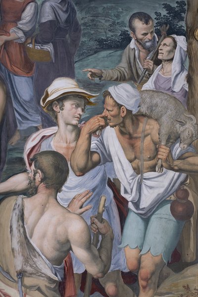 Adorazione dei pastori, 1578-82 (dettaglio) da Simone Veneziano Peterzano