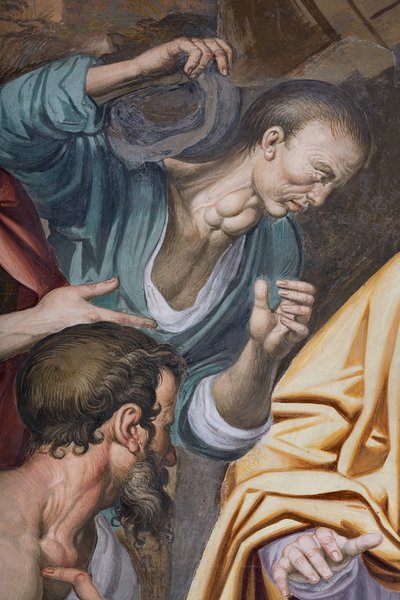 Adorazione dei pastori, 1578-82 (dettaglio) da Simone Veneziano Peterzano