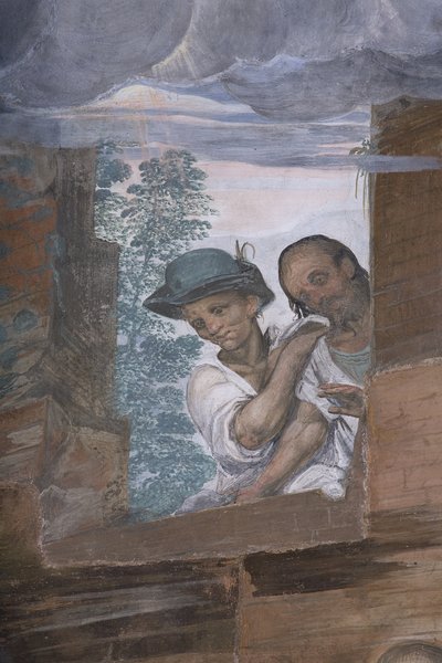 Adorazione dei pastori, 1578-82 (dettaglio) da Simone Veneziano Peterzano