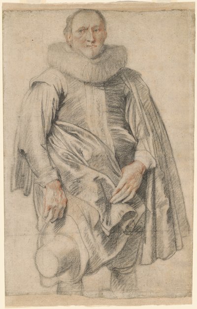 Ritratto di un uomo in piedi da Sir Anthony van Dyck