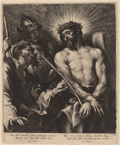 Cristo incoronato di spine da Sir Anthony van Dyck and Lucas Emil Vorsterman