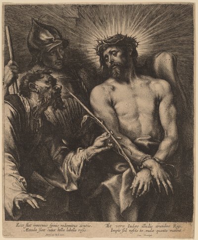 Cristo incoronato di spine da Sir Anthony van Dyck and Lucas Emil Vorsterman
