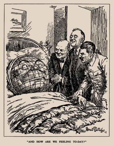 E come ci sentiamo oggi, 1945 da Sir Bernard Partridge