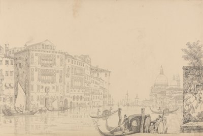 Album di 30 vedute nel Tirolo e in Italia: veduta sul Canal Grande 9 novembre 1840 da Sir Charles D
