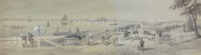 Vista generale di Calcutta, dall