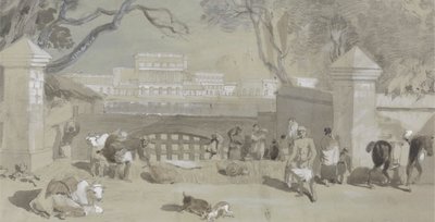 Ufficio del Sudder Board of Revenue da Kyd Street - Calcutta da Sir Charles D