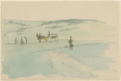 Paesaggio con figure e una carrozza da Sir David Wilkie