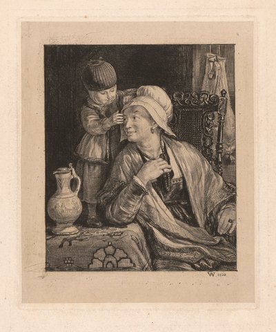 Madre e figlio da Sir David Wilkie