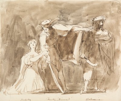Scena da Quentin Durward da Sir David Wilkie