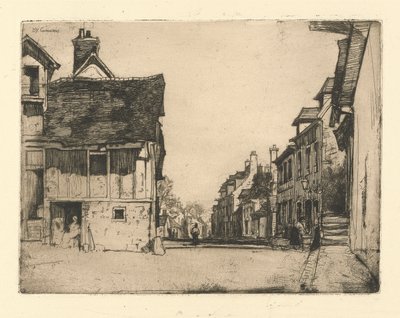 R. 359. Un Villaggio Normanno da Sir David Young Cameron