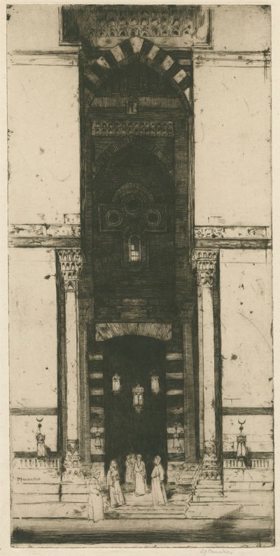 La Porta della Moschea, Il Cairo da Sir David Young Cameron