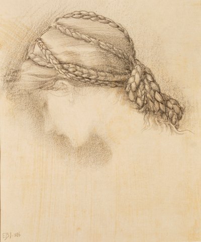Testa di donna (dettaglio) da Sir Edward Burne Jones