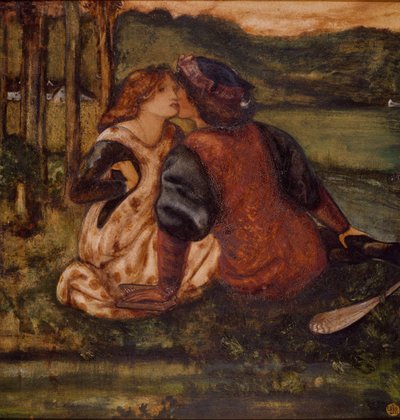 Un idillio, metà-fine XIX secolo da Sir Edward Coley Burne Jones