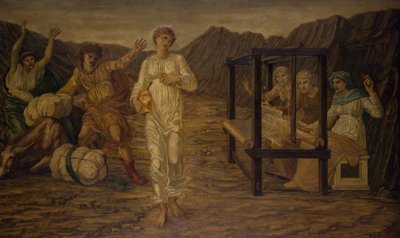 Cupido e Psiche - Murali di Palace Green - Psiche incaricata da Venere, 1881 da Sir Edward Coley Burne Jones