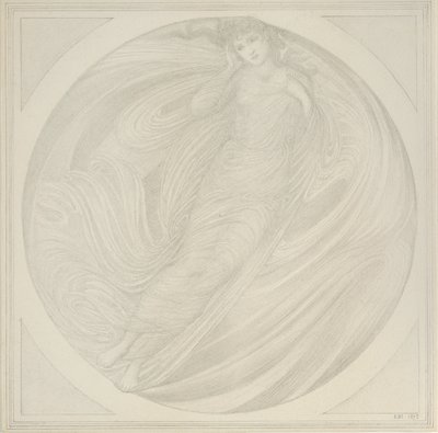 Euridice che fluttua tra le fiamme, 1872-1875 da Sir Edward Coley Burne Jones