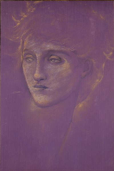 Testa di donna da Sir Edward Coley Burne Jones