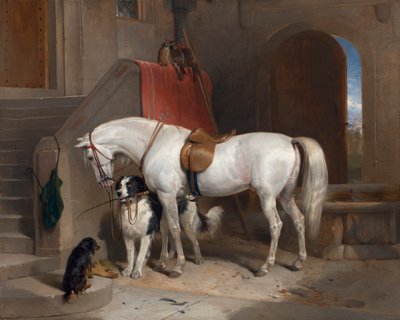 Favoriti, proprietà di S.A.R. il Principe Giorgio di Cambridge [1835, catalogo della mostra della Royal Academy of Arts, Londra] da Sir Edwin Henry Landseer