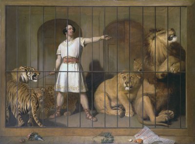 Ritratto del signor Van Amburgh, come appariva con i suoi animali nei teatri di Londra da Edwin Landseer