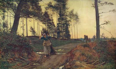 Lavoratori dei boschi, 1879 da Sir Ernest Albert Waterlow