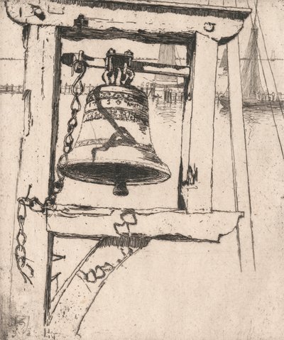 La campana di Dijk, Volendam da Sir Frank Short