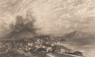Vesuvio dalla Baia di Napoli da Sir Frank Short
