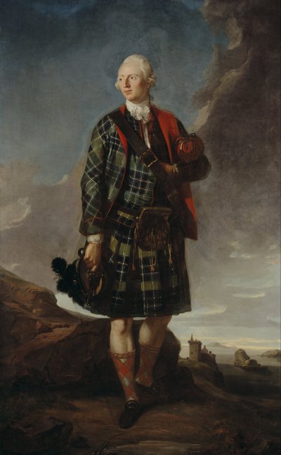Sir Alexander Macdonald (Sir Alasdair MacDhòmhnaill Shlèite), 1744 da Sir George Chalmers