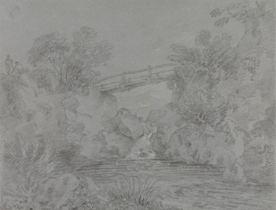 Ponte sullo Stagno a Llanrwst da Sir George Howland Beaumont seventh Baronet