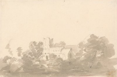 Chiesa tra gli alberi da Sir George Howland Beaumont seventh Baronet