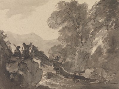 Paesaggio Romantico da Sir George Howland Beaumont seventh Baronet