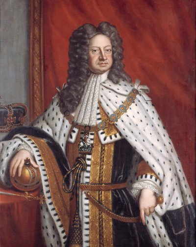 Ritratto di Giorgio I in veste di unzione da Sir Gotfrey Kneller