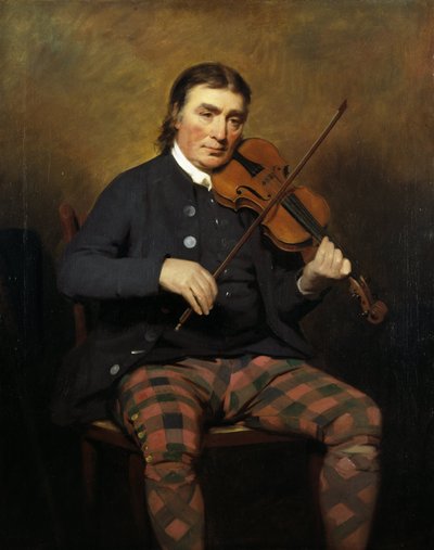 Ritratto del violinista e compositore Niel Gow 1727-1807, 1787 da Sir Henry Raeburn
