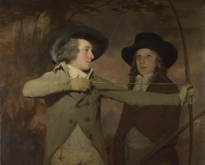Robert Ferguson di Raith e il tenente generale Sir Ronald Ferguson Gli arcieri da Sir Henry Raeburn
