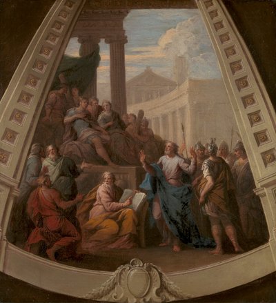 San Paolo davanti ad Agrippa da Sir James Thornhill