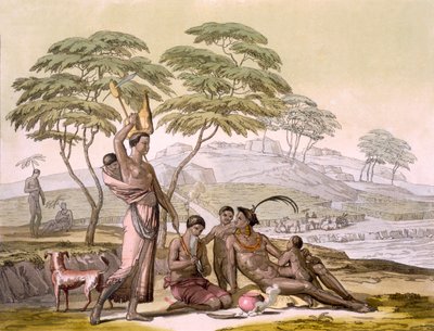 Costa sud-orientale: nazione Cafre, c1820-40 da Sir John Barrow