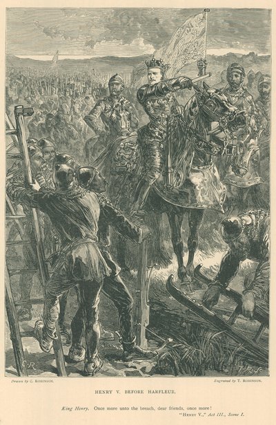 Illustrazione per Enrico V di Shakespeare da Sir John Charles Robinson