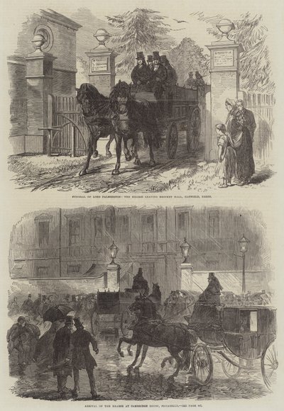 Il funerale di Lord Palmerston da Sir John Charles Robinson