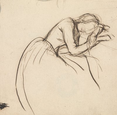 Una Donna Piegata dal Dolore da Sir John Everett Millais