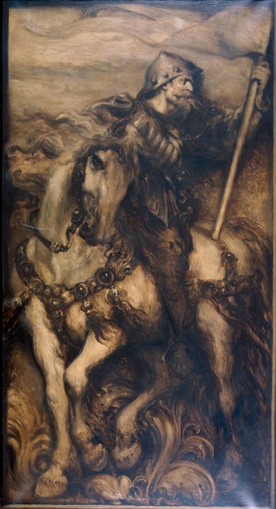 Un portabandiera, 1886 da Sir John Gilbert