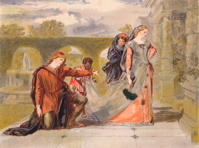 Vieni via morte, c. 1875 da Sir John Gilbert