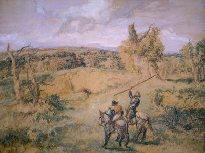 Don Chisciotte e Sancho Panza da Sir John Gilbert
