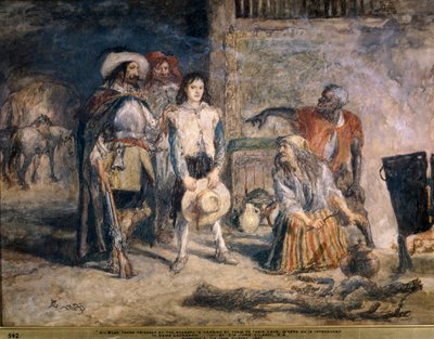 Gil Blas fatto prigioniero da Sir John Gilbert