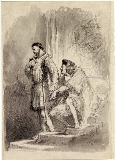 Re Riccardo III, circa 1856-1859 da Sir John Gilbert