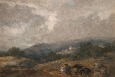 Schizzo di paesaggio, 1877 da Sir John Gilbert