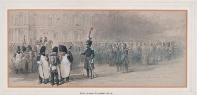 Guardia Nazionale alle Tuileries, 1846 da Sir John Gilbert