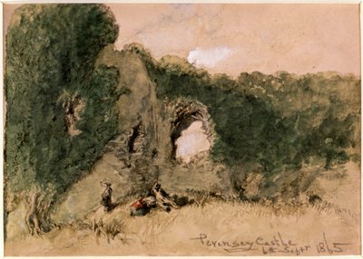 Castello di Pevensey, East Sussex da Sir John Gilbert