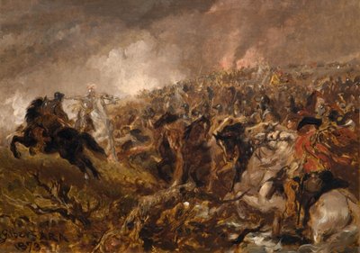 Preparazione per la carica, 1873 da Sir John Gilbert