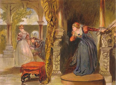 Non sospirate più, signore, non sospirate più, c. 1875 da Sir John Gilbert