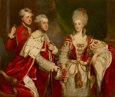 George, 2° conte Harcourt, sua moglie Elizabeth e suo fratello William, 1780 da Sir Joshua Reynolds
